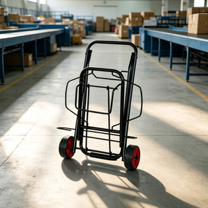 Carrito de Compras Plegable Resistente a los Rayos UV y Libre de Plomo, Carrito de Red para Almacenamiento, Carrito Utilitario Resistente para Almacén, Comercio Minorista y Jardín - Product Image 2