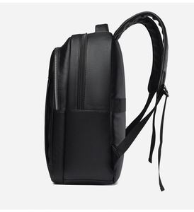 Wholesale Custom 15.6 Inch Computer Bag Durable Travel Waterproof PU Leather School Bag Business Casual Sports <b>Laptop</b> <b>Backpack</b> - Product Image 2