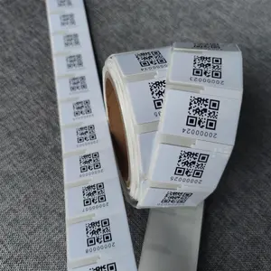 Autocollant étanche imprimable Monza 4Qt RFID étiquette anti-métal flexible UHf avec code QR