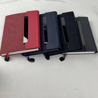 Cuaderno Personalizable A5 con Tapa Dura de PU, Triple Pliegue, Cierre Magnético, Encuadernación Inalámbrica con Pegamento, para Regalo, Oficina, Reuniones de Negocios