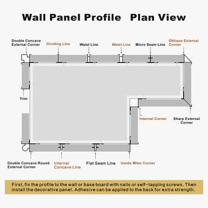 Bordure en alliage d'aluminium en forme de H de 9 mm, durable et écologique, pour panneaux muraux en placage de bois de villas et hôtels modernes - Product Image 4