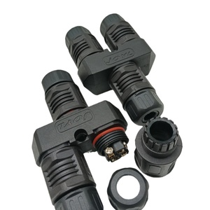 מחבר תעופתי L20-2 מסוג Y, עמיד למים בתקן IP67, בעל הברגה, עשוי PA6, מחבר כבל מפצל 4 פינים, 250V 20A, ישירות מהמפעל - Product Image 4