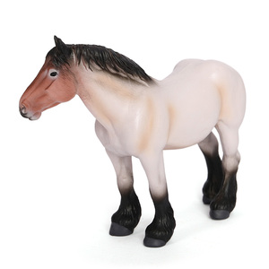Statua Modello Cavallo da Carrozza Pesante in PVC Solido per Simulazione, Giocattoli e Statuette di Animali Cavallini, Vendita all'Ingrosso - Product Image 3