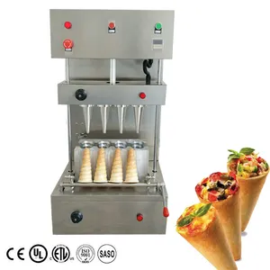 2024 GRANDE Factory Supply Automatic 3 Molds 4 Molds Pizza Cone Maker to Make Pizza Cone for Sale for Making Pizza Kono Price