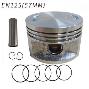 Piezas de Pistón para Motor de Motocicleta Compatibles con Suzuki Haojue EN125, HJ125, RV125 125CC con Diámetro de Cilindro de 57 mm - Product Image 2
