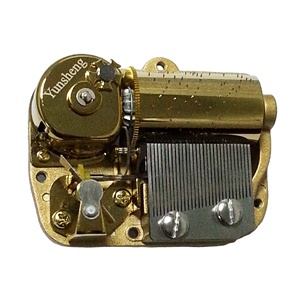 Custom music golden 30 note deluxe music box mechanism