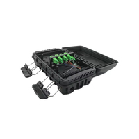 Boîtier de distribution fibre optique étanche personnalisé anti-âge FTTH FTTX 16 cœurs SC/LC PC+GF à montage mural pour réseau domestique et communautaire