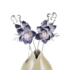Couronne de cheveux de style dynastie Ming avec de longues franges, une coiffure traditionnelle Hanfu, un accessoire éthéré et élégant, un accessoire ancien. - Product Image 5