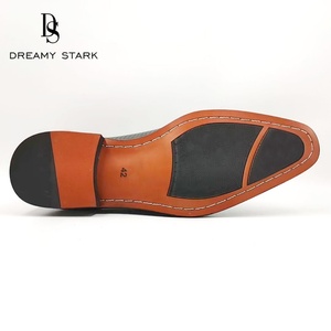 Chaussures Derby italiennes faites à la main de qualité supérieure Dream Stark en cuir véritable pour hommes d'affaires, chaussures habillées pour hommes - Product Image 5