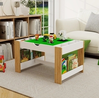 Table polyvalente pour tout-petits Assemblage de blocs de construction pour enfants Table de jeu et de dessin pour enfants
