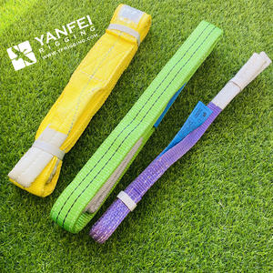 1-10 <span class=keywords><strong>Ton</strong></span> düz Sling kaldırma kemeri kaldırma kayışları cırcır vinç kayışı dokuma düz kanca ile vinç kaldırma için - Product Image 2