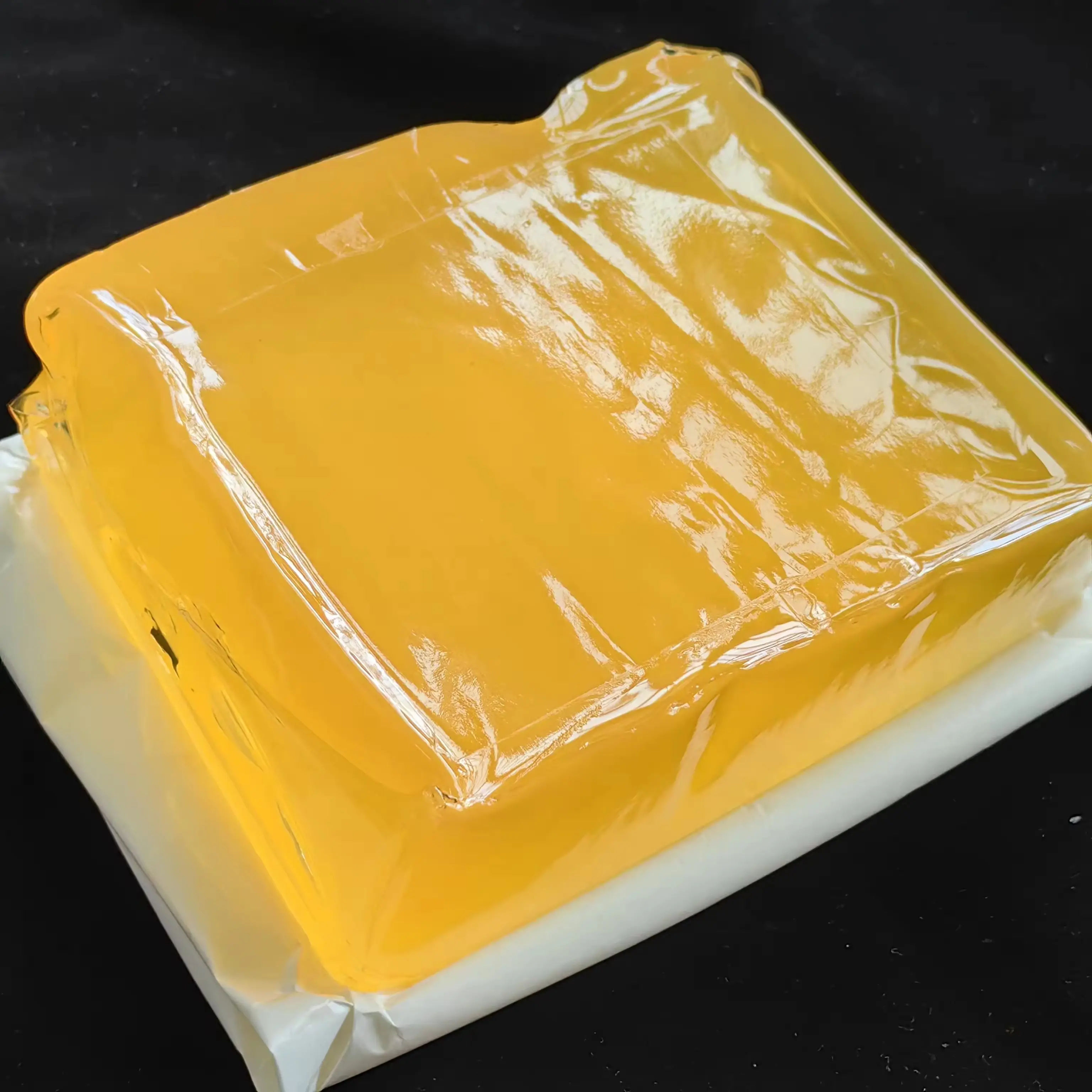 Adesivo sensível à pressão de Hot Melt para selagem de sacolas Express, transparente amarelo mais vendido