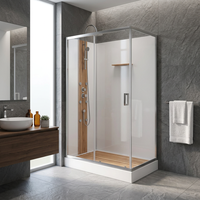 Cabine de douche intelligente à commande vocale, douche numérique connectée pour salle de bain connectée