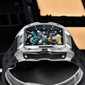 Reloj Mecánico para Hombre PAGANI DESIGN YS018, Nuevo, Diseño Hueco, Cristal de Zafiro, Automático, Resistente al Agua 50m - Product Image 4