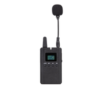Système de guide touristique audio professionnel Mix Tech Émetteur stationnaire sans fil Microphones d'interprétation simultanée