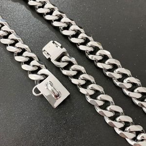 15MM Stainless Steel Pet <strong>Collar</strong> Thick Easy Clean <strong>Dog</strong> <strong>Chain</strong> <strong>for</strong> Medium Large Size <strong>Dogs</strong> - Product Image 5