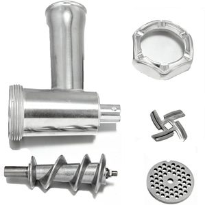 ステンレス製電気肉ミンサーグラインダーナイフブレードプレートヘッド包括的なフィードスクリュー鋳造サービス<span class=keywords><strong>OEM</strong></span> - Product Image 3