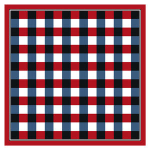 Voorraadcontrole 100% katoenen gingham ruitjes groothandel aangepaste logo bedrukking patroon buitengebruik vierkante <span class=keywords><strong>bandana</strong></span> - Product Image 5