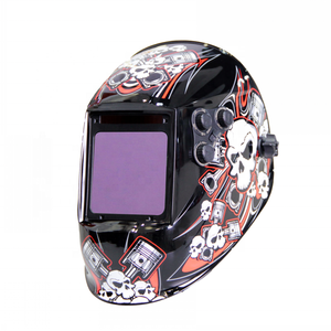 CE EU-type EN ISO16321 Vista más grande 100*97mm <span class=keywords><strong>Tregua</strong></span> Color Auto Oscurecimiento Casco de soldadura - Product Image 2