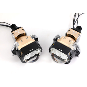 Fabrika fiyat üçlü yüksek ışın Led far projektör LS5 + 3S 95w Focos Led Para otomatik Biled <span class=keywords><strong>Lens</strong></span> 3 inç Bi Led projektör <span class=keywords><strong>Lens</strong></span> - Product Image 2