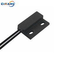 Capteur de Contact magnétique pour portes et fenêtre, montage en Surface, couleur noire, sans fil/NC, avec interrupteur i7 re et aimant nd12 mm