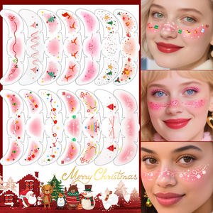 Commercio all'ingrosso di natale decorazione di trucco lentiggini patch temporaneo Flash <span class=keywords><strong>tatuaggio</strong></span> adesivi faccia del <span class=keywords><strong>tatuaggio</strong></span> per <span class=keywords><strong>albero</strong></span> di natale - Product Image 2