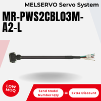 Câble d'alimentation pour servomoteur Mitsubishi MR-PWS2CBL03M-A2-L, 0,3 m, IP55, pour système HG-KR HG-MR MELSERVO