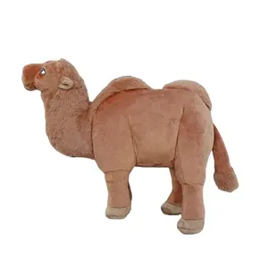 OEM and ODM customized Soft Bactrian Camel Stuffed Animals Toy Real Life Camels Plush Toys with Two Humps