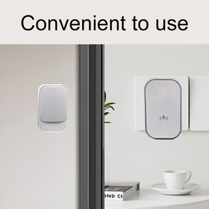 Sonnette de porte domestique 38 sonneries Sonnette auto-alimentée 4 volumes réglables EU US IP68 Sonnette sans fil étanche - Product Image 2