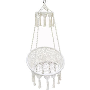 New Garden Patio suspendu corde balançoire Camping balançoire extérieure avec <span class=keywords><strong>coussin</strong></span> - Product Image 1