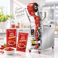Machine d'emballage portable pour sauces et remplisseuse d'eau, fabriquée en Chine, avec scellage 3 côtés pour sachets de café liquide – Prix compétitif