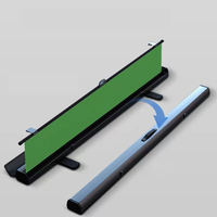 1.5M x 2M Pliable Vidéo Photographie Studio Fond Écran Vert Bleu Noir Blanc Roll up Chromakey Toile de Fond Écran