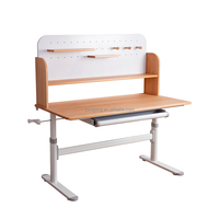 Nouveau bureau d'apprentissage ergonomique pour enfants avec étagère meubles de maison hauteur réglable enfants table d'étude et ensemble de chaises pour enfant