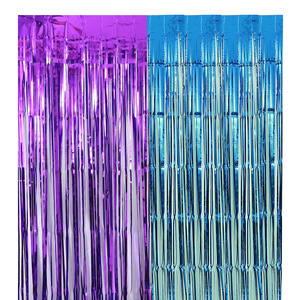 Décorations de chambre de mariage, de fête d'anniversaire et de scène, rideaux de pluie, ballons, pompons festifs colorés, meilleures ventes - Product Image 6