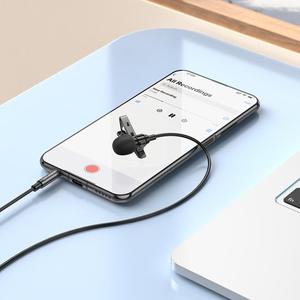 Nueva llegada para <span class=keywords><strong>Borofone</strong></span> BFK11 elegante micrófono Lavalier de 3,5mm ABS 2M micrófono de reunión - Product Image 5