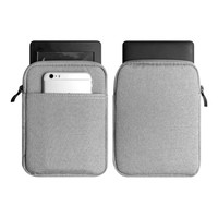 Sac de transport universel en nylon imperméable avec fermeture éclair, grande capacité, moderne, pour liseuse électronique/ebook 6 pouces