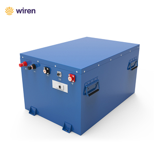 Paquete de Baterías LiFePO4 WIREN W51300 51.2V 300Ah, Sistema de Almacenamiento Solar de 15kWh, Expandible en 4 Series, con Pantalla LCD, Bluetooth y CAN Bus BMS - Product Image 1