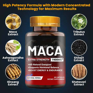 1900mg organik Maca tüm doğal bitkisel Energizer Hormonal denge Boost enerji dayanıklılık 60 kapsül diyet hamile kadınlar - Product Image 4
