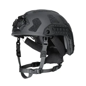 REVIXUN helm tempur taktis, perlengkapan pelindung helm taktis potongan tinggi UHMWPE/Aramid cepat pabrik