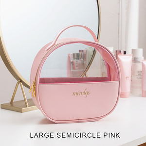 Di lusso 3 pezzi <span class=keywords><strong>trasparente</strong></span> smerigliato PU borsa cosmetica da donna impermeabile <span class=keywords><strong>porta</strong></span> trucco con chiusura a cerniera moda per articoli da toeletta - Product Image 6
