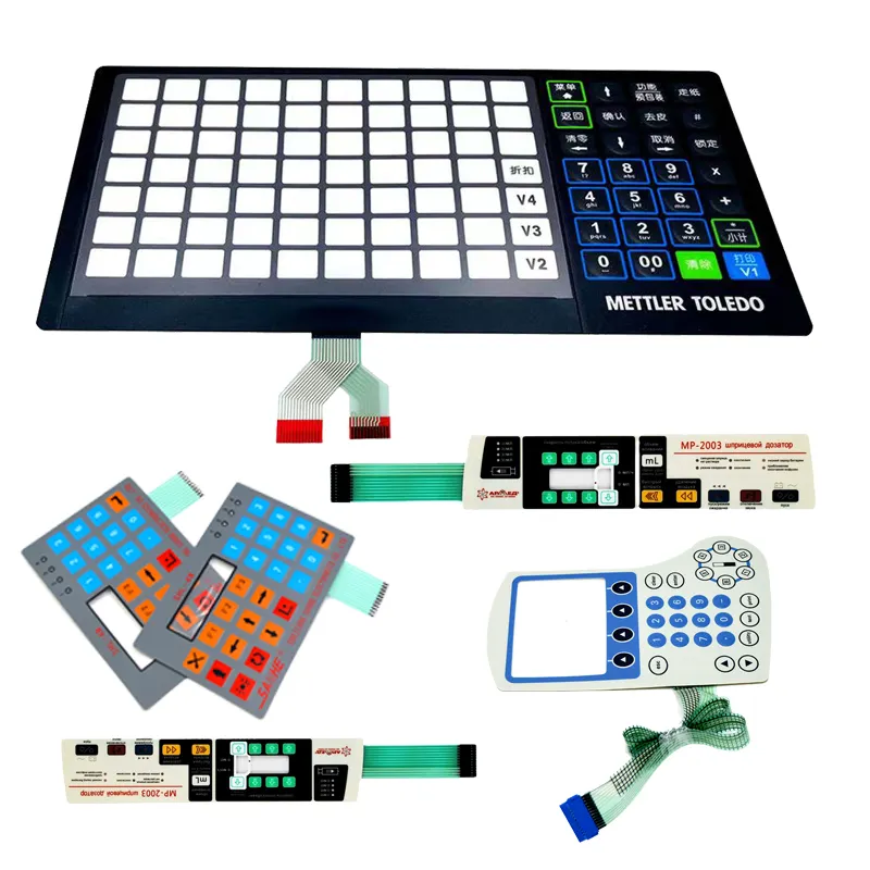 Intelligent electronic industrial control Material Membrane Keyboard