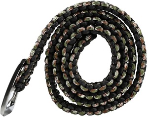 100% ceinture de paracorde tactique faite à la main avec boucle en métal pour l'entraînement de chasse en plein air de <span class=keywords><strong>survie</strong></span> - Product Image 4