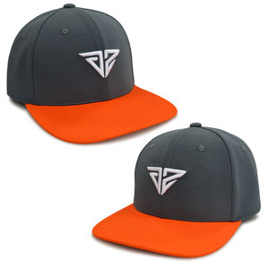Casquettes Snapback Y2K Hip Hop à Visière Plate en Polyester Ottoman avec Broderie 3D Personnalisée et Blocs de Couleurs pour le Quotidien et le Streetwear, Casquettes Six Panneaux - Product Image 3