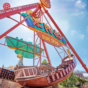 Équipement <span class=keywords><strong>de</strong></span> parc d'attractions extérieur attrayant : Manèges Familiaux Viking Swinging Ship et Pirate Boat à vendre - Product Image 3