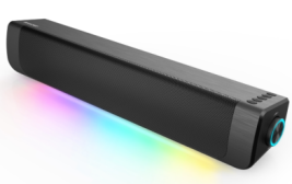 Altavoces Inalámbricos para Computadora Inwa con Batería Integrada y Radio FM, Barra de Sonido para Computadora con Doble Alimentación por Cable y Batería, Bluetooth 3 - Product Image 3
