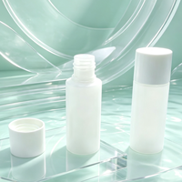 En stock – Combo de flacons de voyage miniatures blancs de 10 ml et 25 ml, à double couche, avec bouchon à vis hermétique, pour sérum, essence et tonique.
