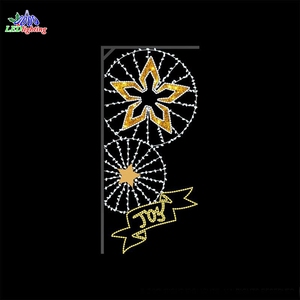 Outdoor Wholesale Festive Christmas Pole Mounted <strong>Street</strong> Led Decoration Motif <strong>Lights</strong> - Product Image 2