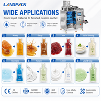 Machine d'emballage et de conditionnement haute vitesse multi-voies pour sachets de marmelade, confiture, sirop, liquides alimentaires, shampoing et miel