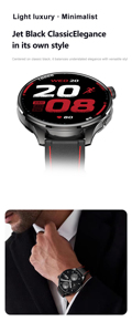 Montre connectée GPS Android S669 avec écran AMOLED, boussole, altimètre, suivi du sommeil, mesure de <span class=keywords><strong>la</strong></span> <span class=keywords><strong>pression</strong></span> <span class=keywords><strong>artérielle</strong></span>, modes d'entraînement multiples, IP68 - Product Image 5