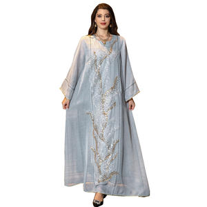 Vestido de Fiesta Musulmán para Mujer, Abaya, Jalabiya, Vestidos Largos de Noche con Lentejuelas, Abayas Marroquíes, Caftán Islámico, Vestidos Árabes, Túnica Larga - Product Image 5
